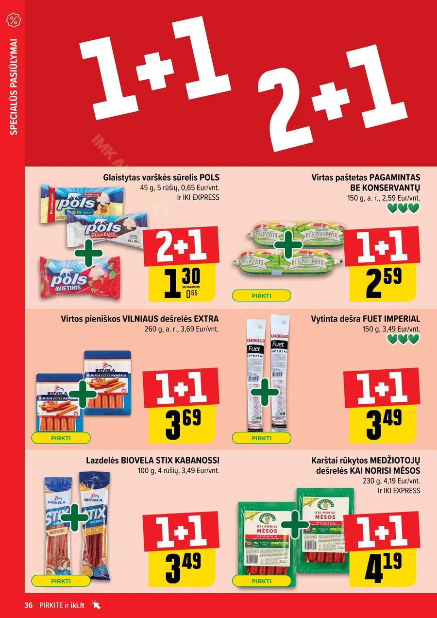 IKI SAVAITĖLĖ akcijų leidinys Nr. 24 puslapis 36