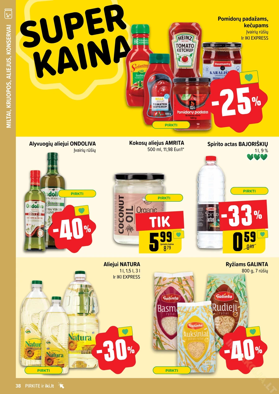 IKI SAVAITĖLĖ akcijų leidinys Nr. 24 puslapis 38