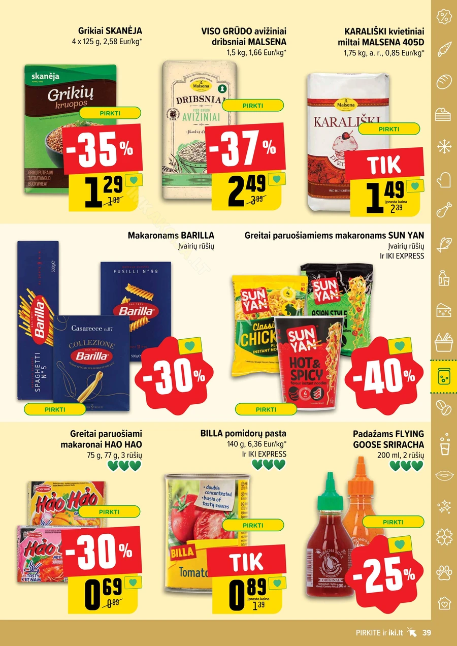 IKI SAVAITĖLĖ akcijų leidinys Nr. 24 puslapis 39