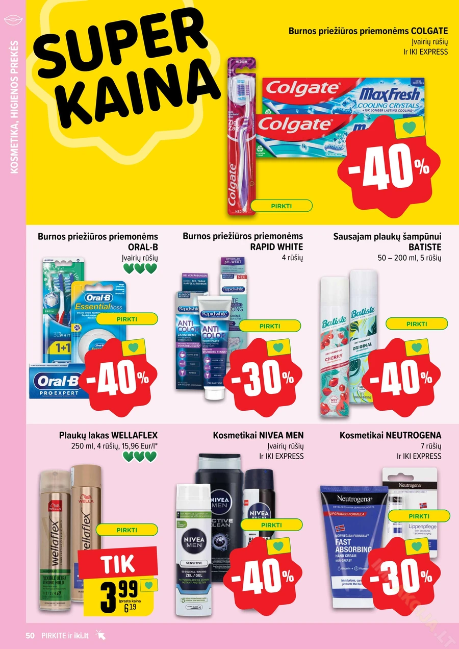 IKI SAVAITĖLĖ akcijų leidinys Nr. 24 puslapis 50