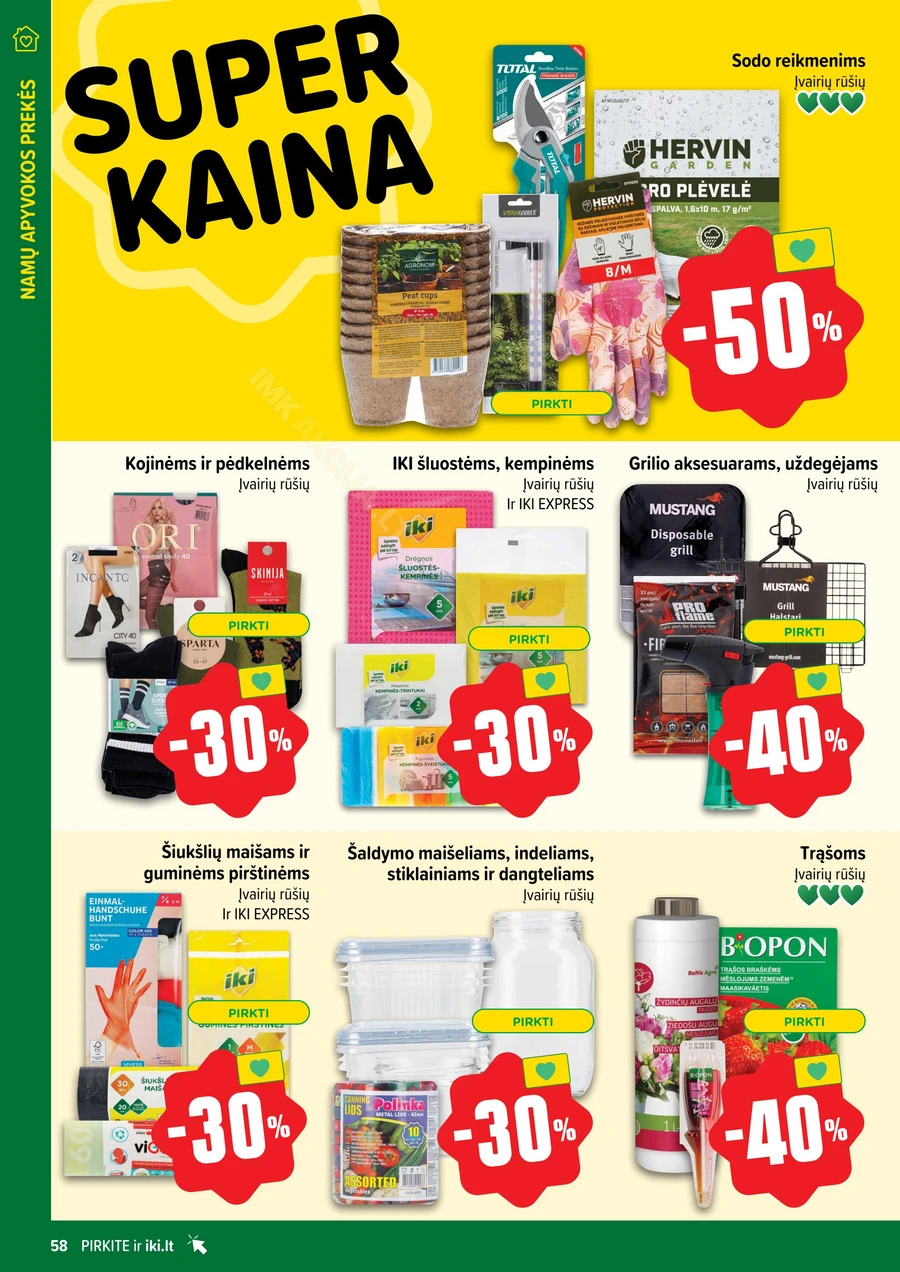 IKI SAVAITĖLĖ akcijų leidinys Nr. 24 puslapis 58