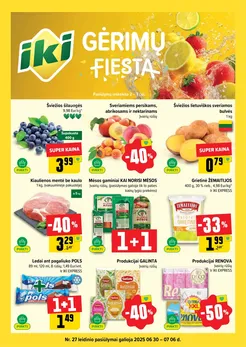 IKI SAVAITĖLĖ akcijų leidinys Nr. 27