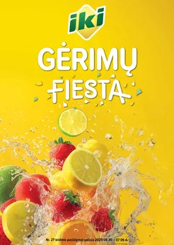 IKI akcijų leidinys „Gėrimų fiesta“