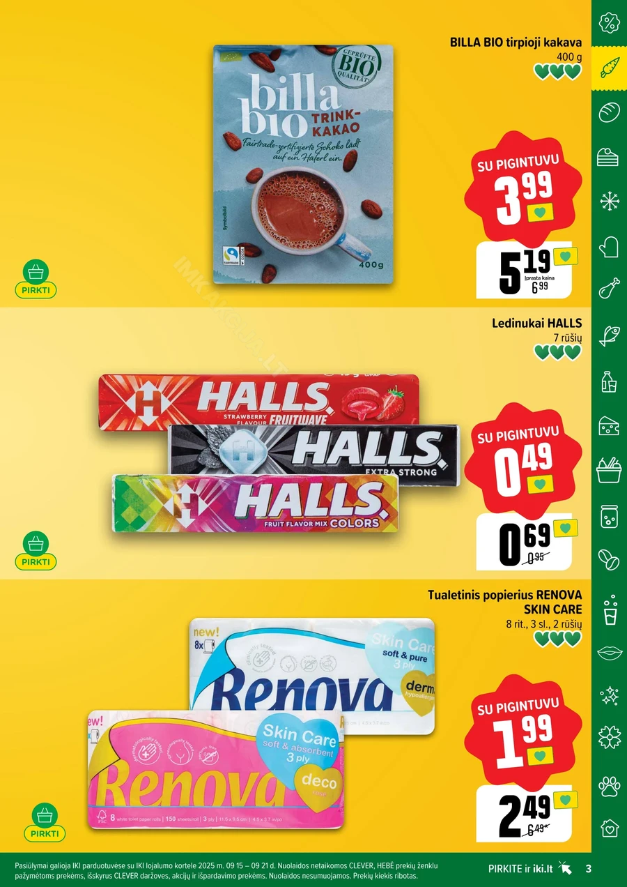 IKI leidinys „Pigintuvo pasiūlymai“ puslapis 3