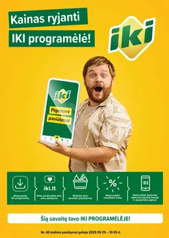 IKI leidinys „Pigintuvo pasiūlymai“