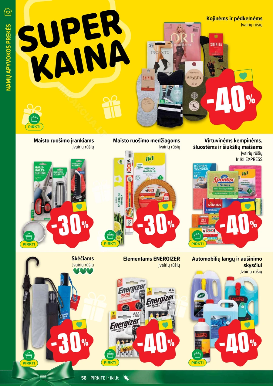 IKI SAVAITĖLĖ akcijų leidinys Nr. 44 puslapis 58