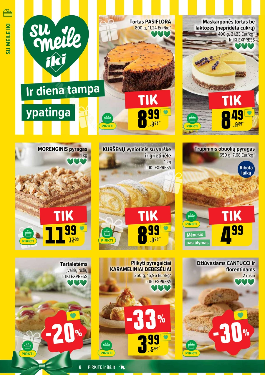 IKI SAVAITĖLĖ akcijų leidinys Nr. 44 puslapis 8