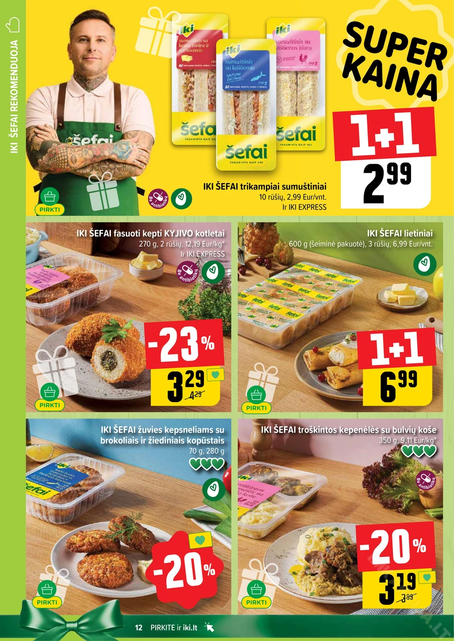 IKI SAVAITĖLĖ akcijų leidinys Nr. 44 puslapis 12