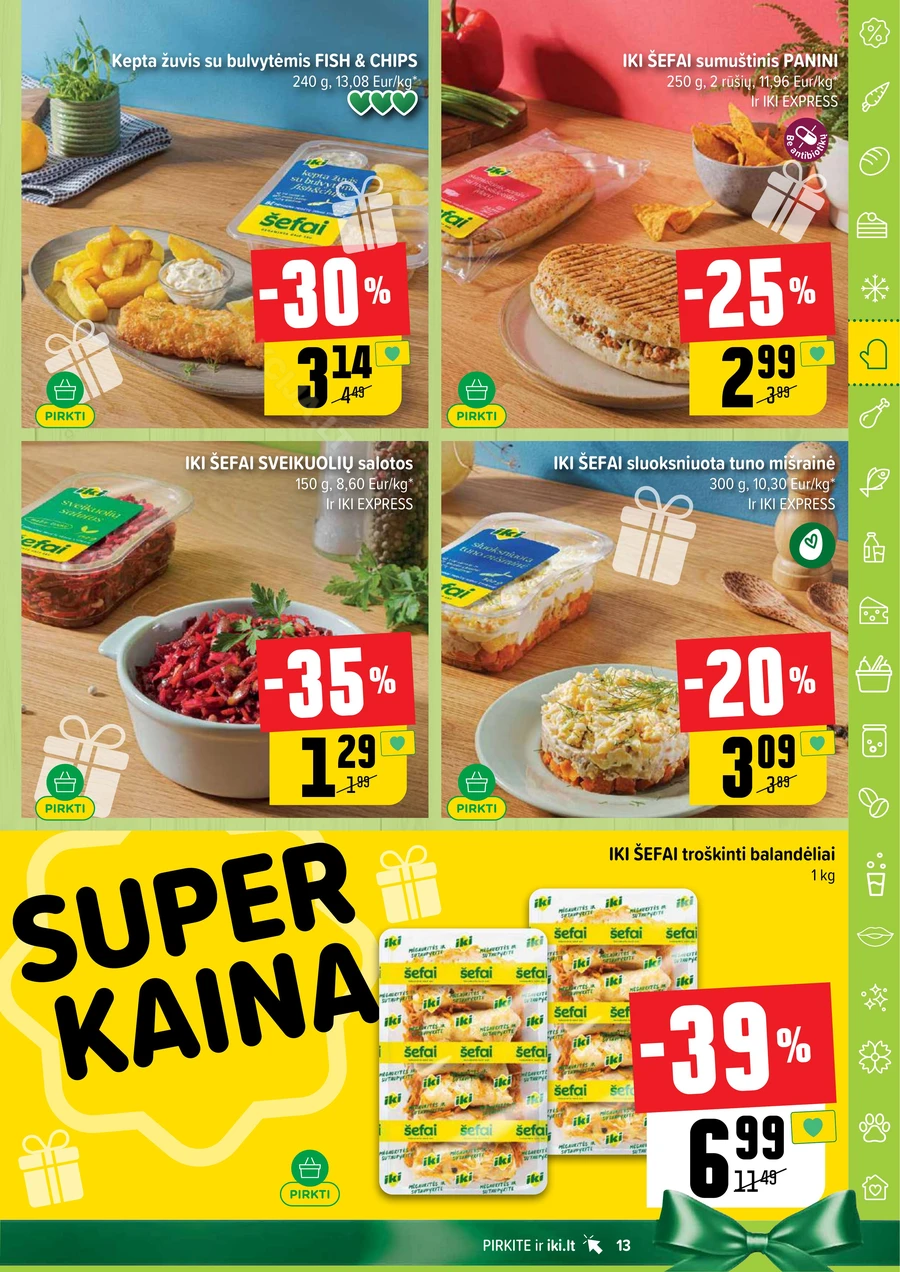 IKI SAVAITĖLĖ akcijų leidinys Nr. 44 puslapis 13