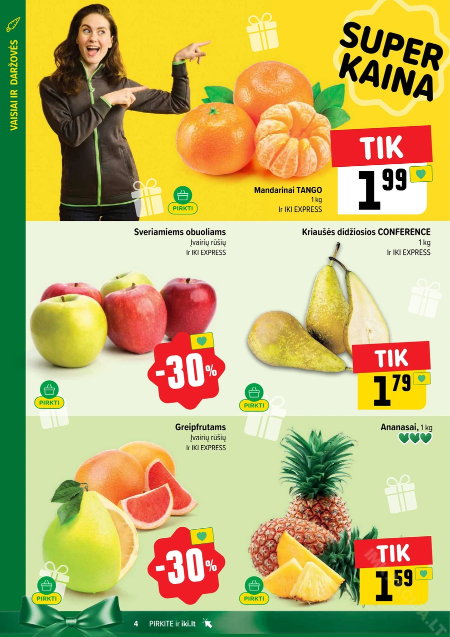 IKI SAVAITĖLĖ akcijų leidinys Nr. 44 puslapis 4