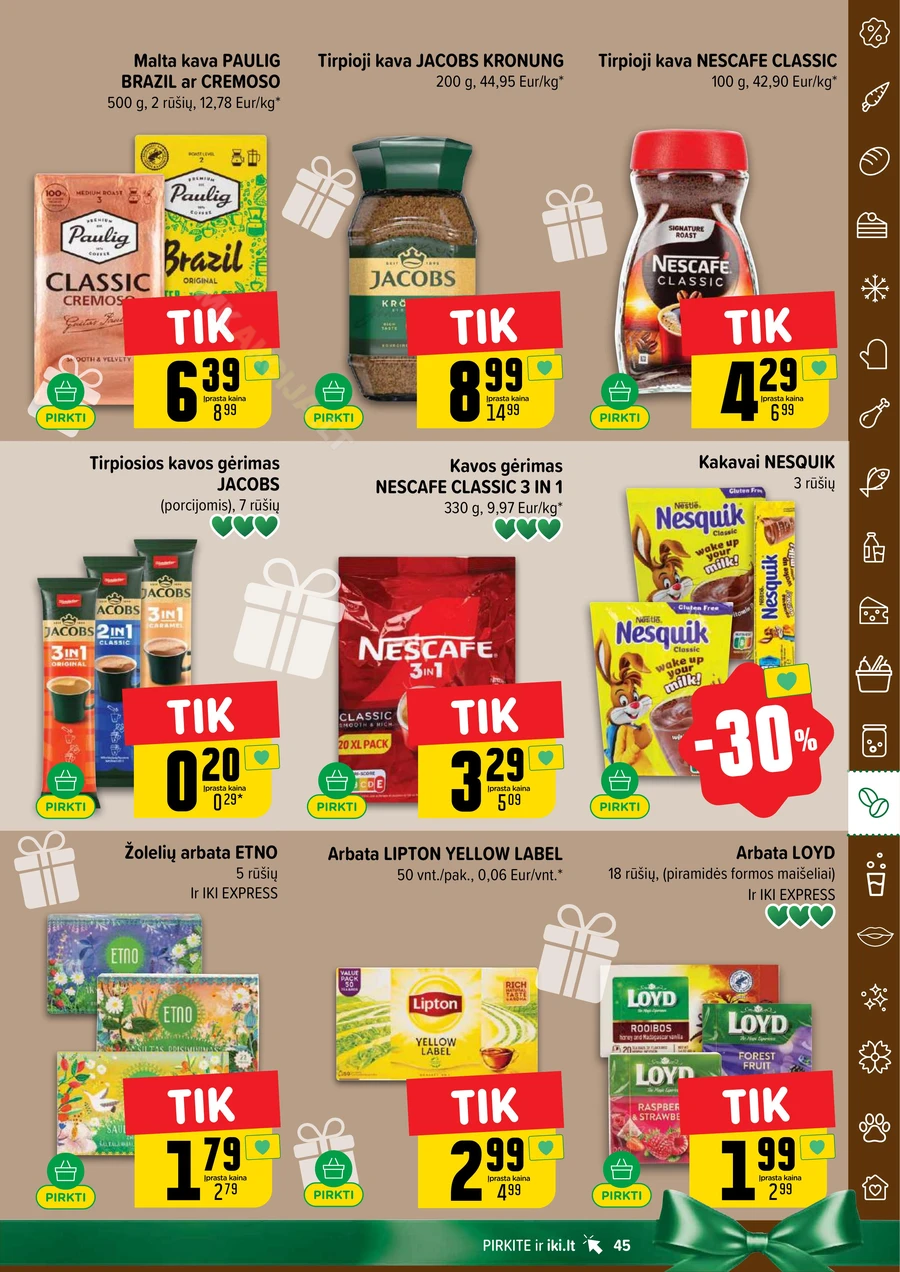 IKI SAVAITĖLĖ akcijų leidinys Nr. 44 puslapis 45