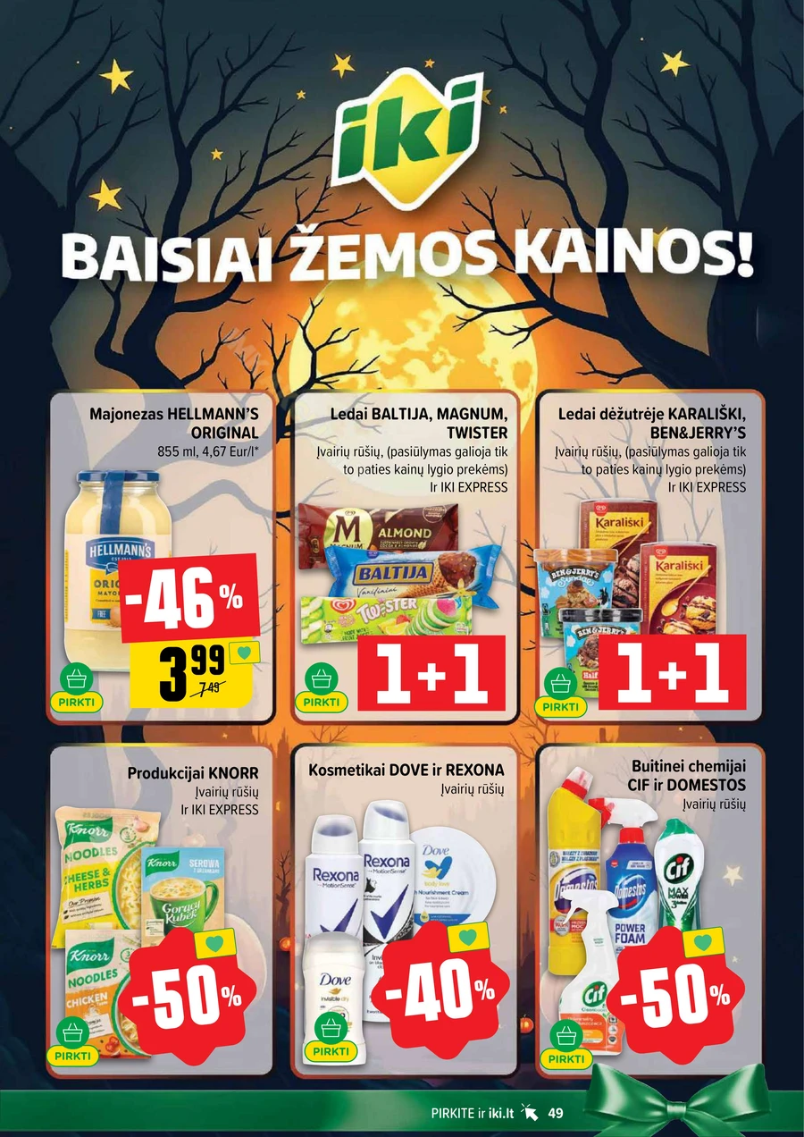 IKI SAVAITĖLĖ akcijų leidinys Nr. 44 puslapis 49