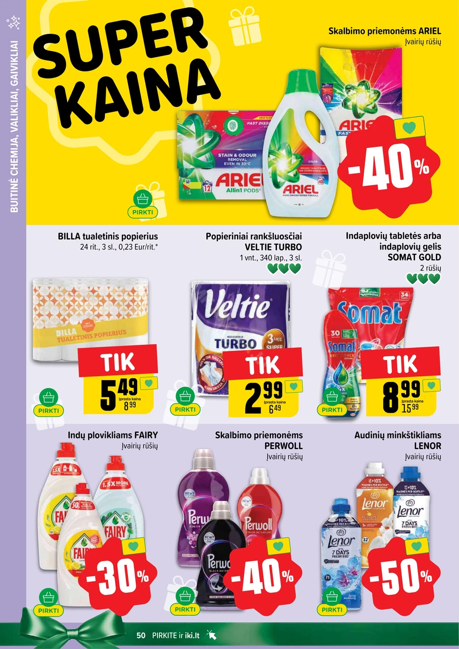 IKI SAVAITĖLĖ akcijų leidinys Nr. 44 puslapis 50