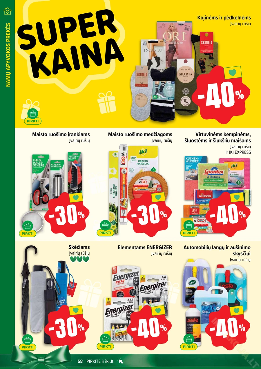 IKI SAVAITĖLĖ akcijų leidinys Nr. 44 puslapis 58