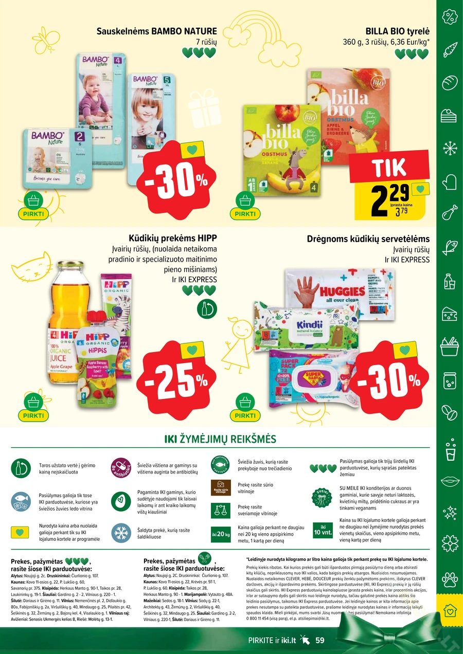 IKI SAVAITĖLĖ akcijų leidinys Nr. 44 puslapis 59