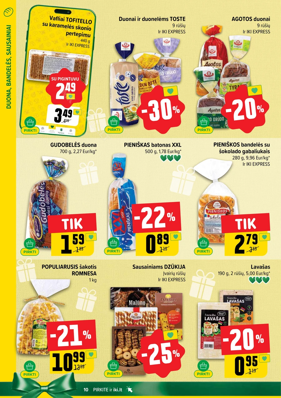 IKI SAVAITĖLĖ akcijų leidinys Nr. 44 puslapis 10