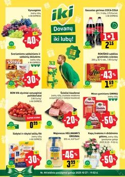 IKI SAVAITĖLĖ akcijų leidinys Nr. 44