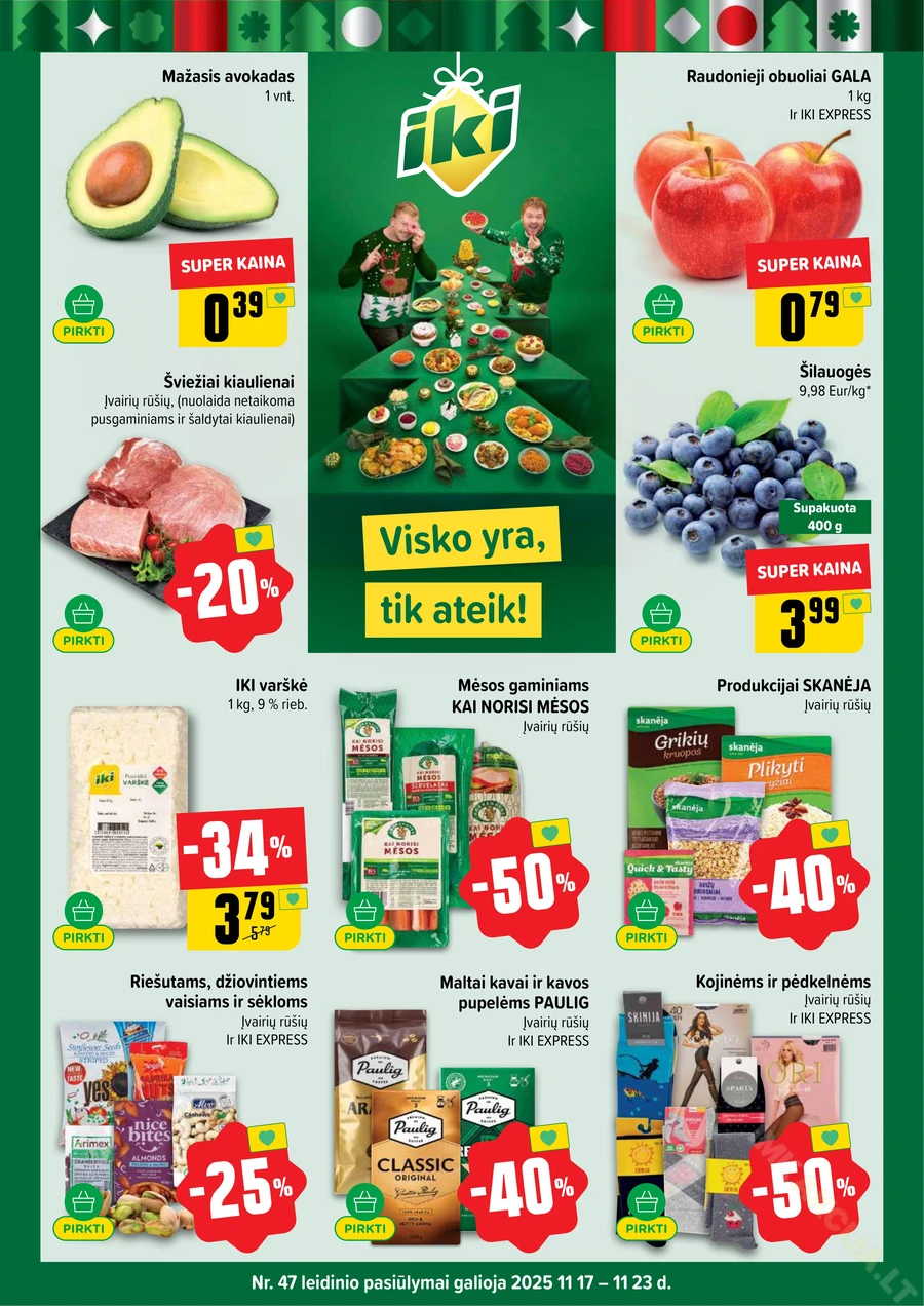 IKI SAVAITĖLĖ akcijų leidinys Nr. 47 puslapis 1