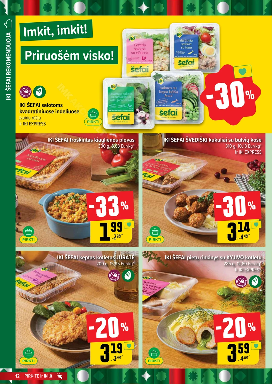 IKI SAVAITĖLĖ akcijų leidinys Nr. 47 puslapis 12