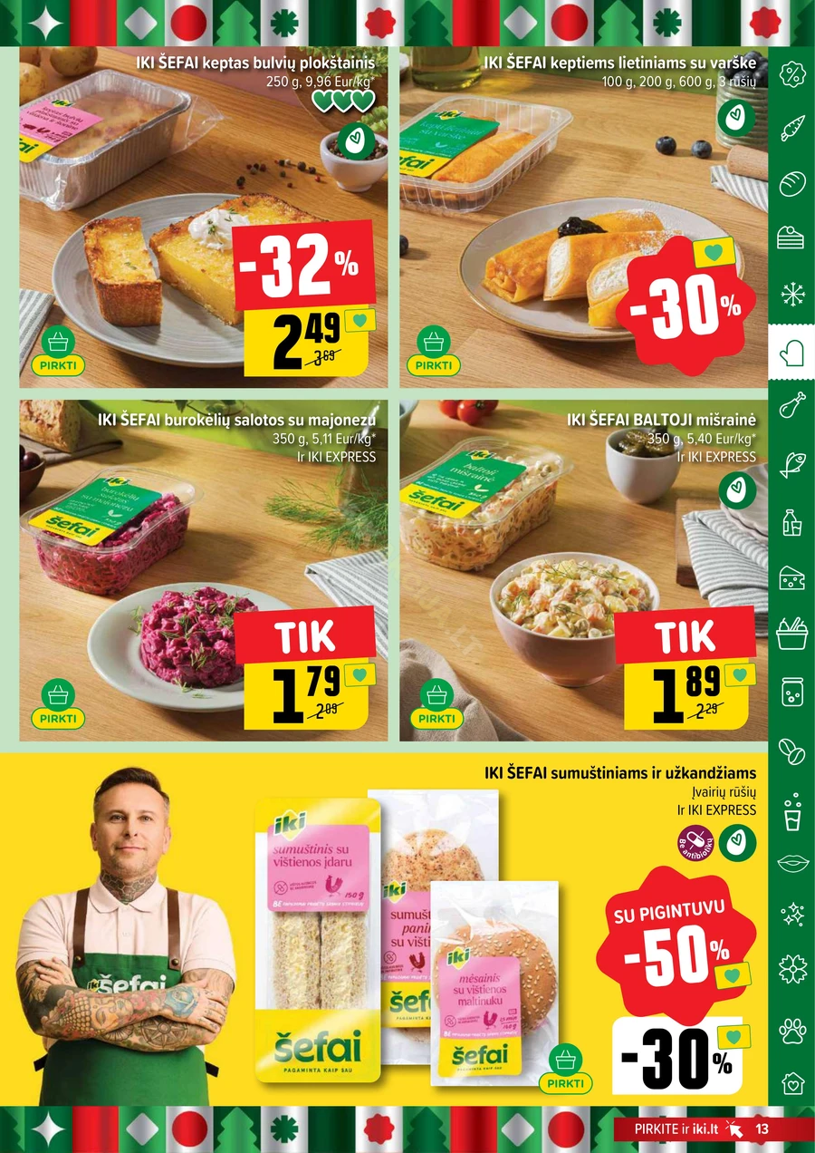 IKI SAVAITĖLĖ akcijų leidinys Nr. 47 puslapis 13