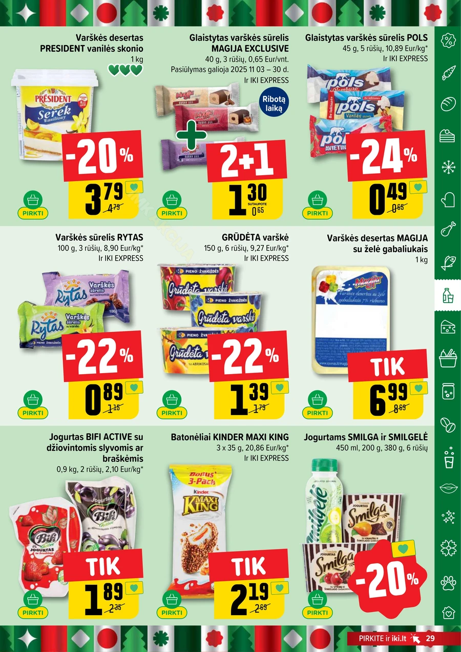 IKI SAVAITĖLĖ akcijų leidinys Nr. 47 puslapis 29