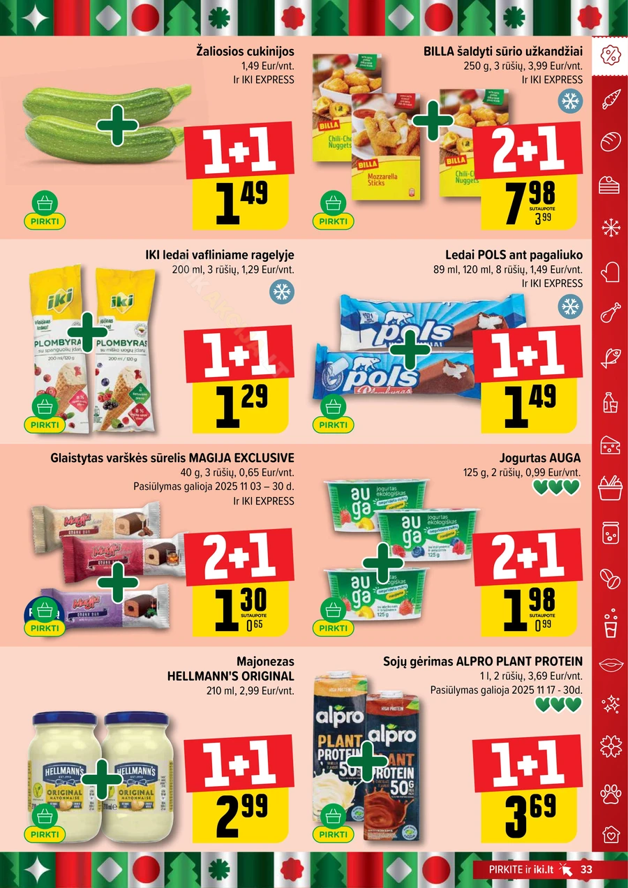 IKI SAVAITĖLĖ akcijų leidinys Nr. 47 puslapis 33