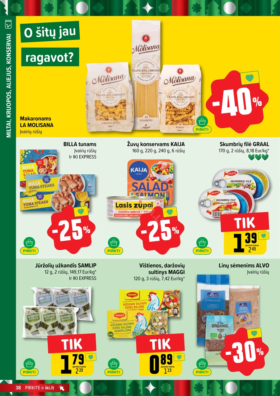 IKI SAVAITĖLĖ akcijų leidinys Nr. 47 puslapis 38