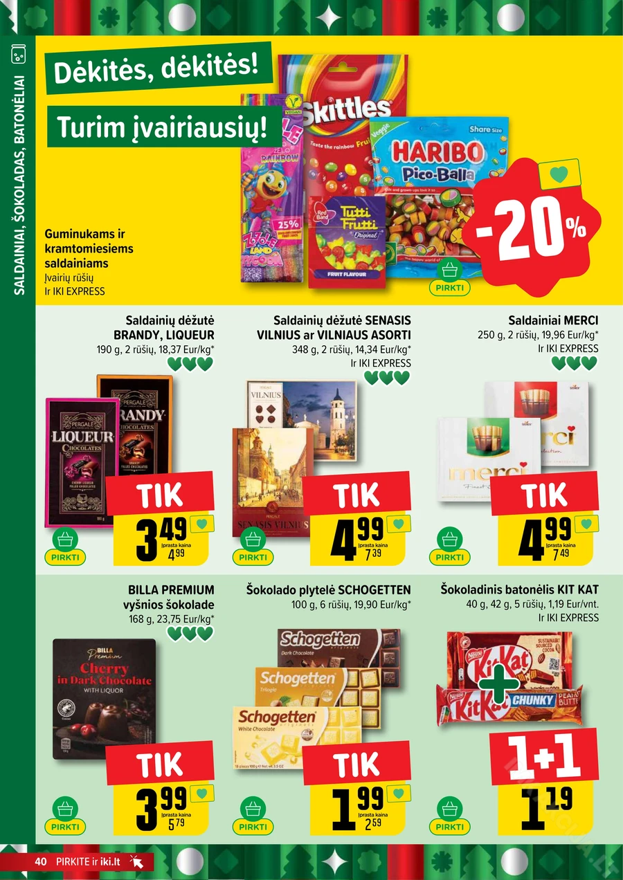 IKI SAVAITĖLĖ akcijų leidinys Nr. 47 puslapis 40