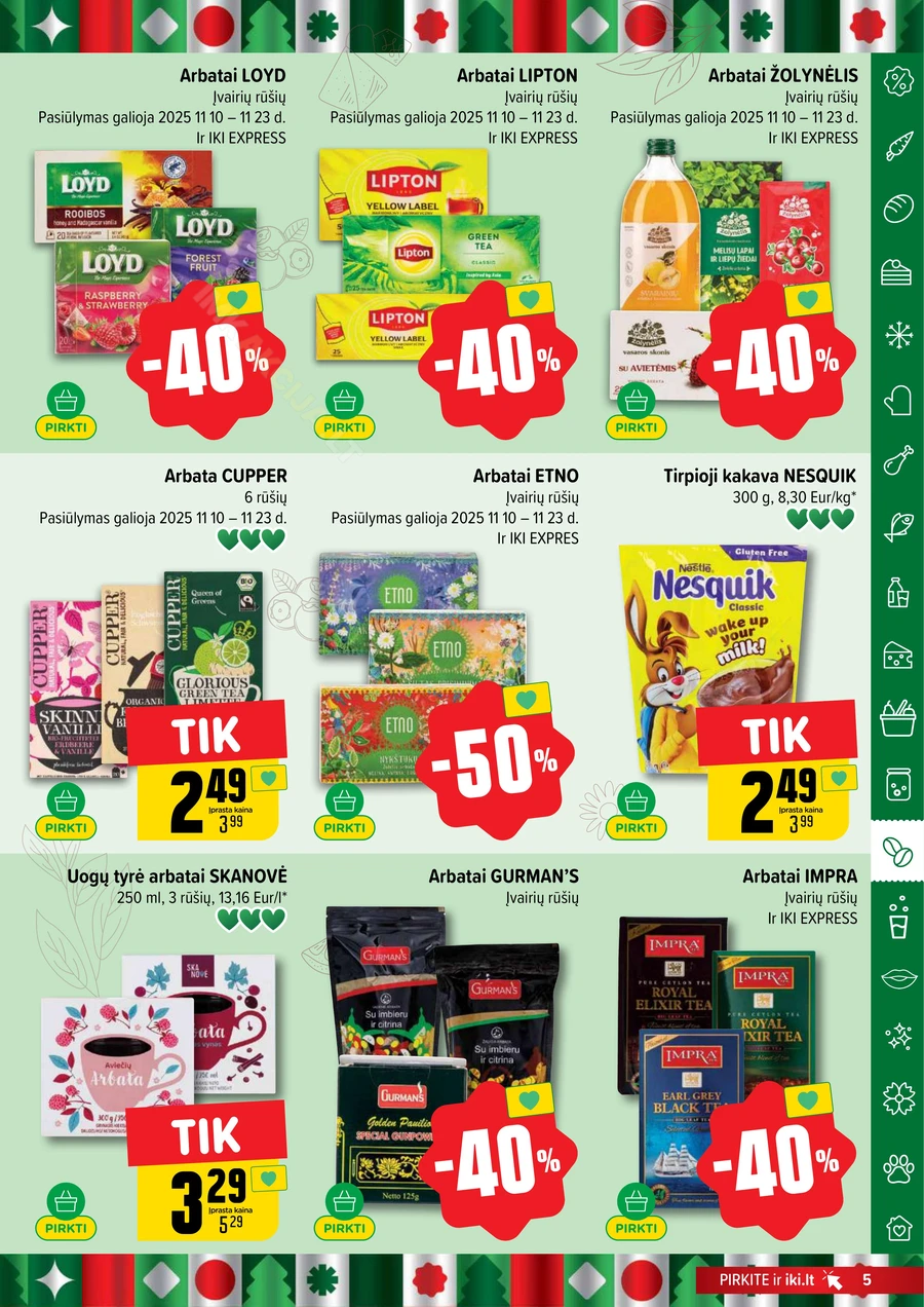 IKI SAVAITĖLĖ akcijų leidinys Nr. 47 puslapis 5