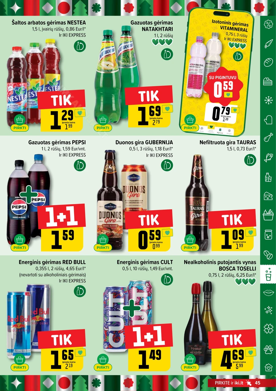 IKI SAVAITĖLĖ akcijų leidinys Nr. 47 puslapis 45