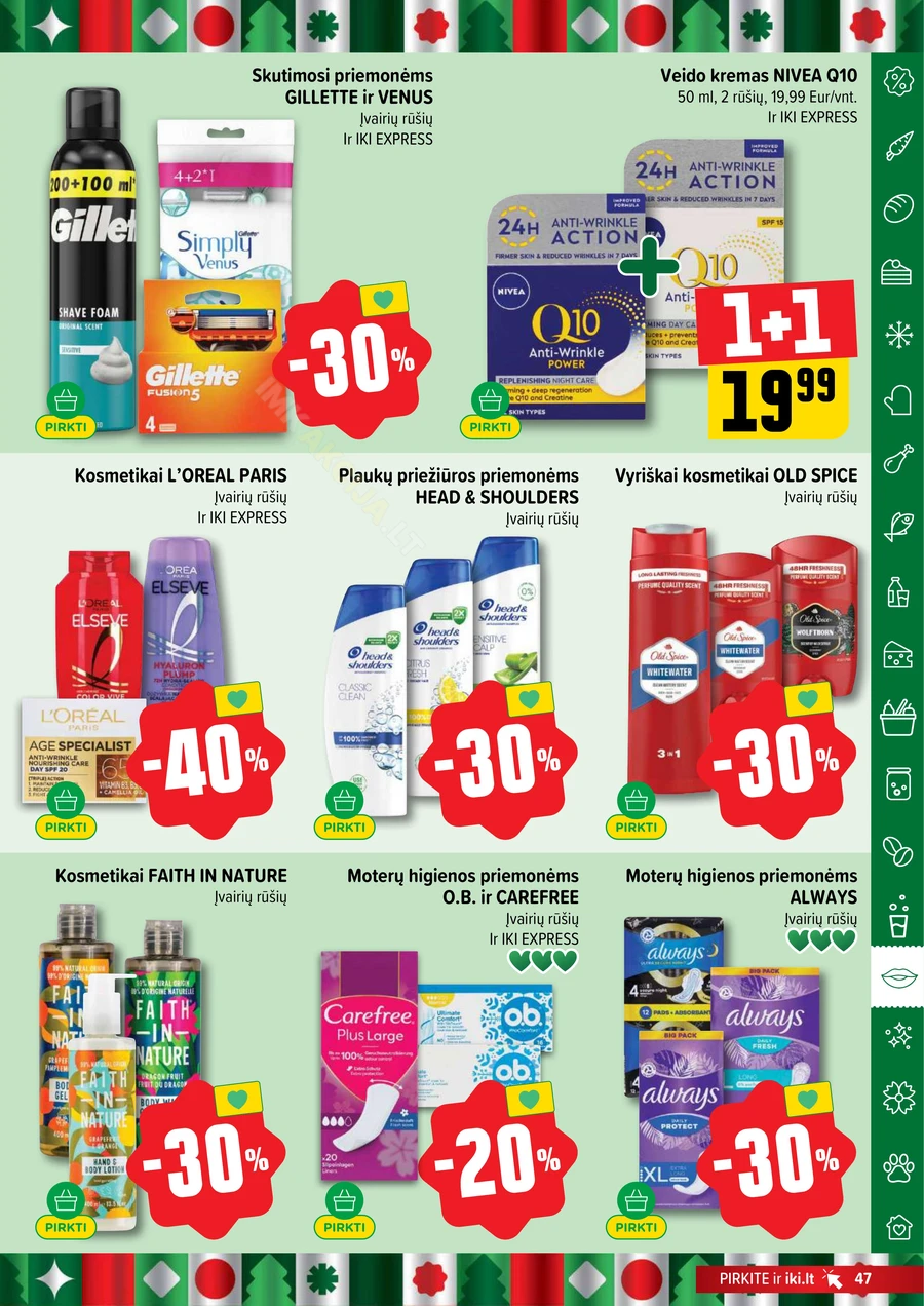 IKI SAVAITĖLĖ akcijų leidinys Nr. 47 puslapis 47