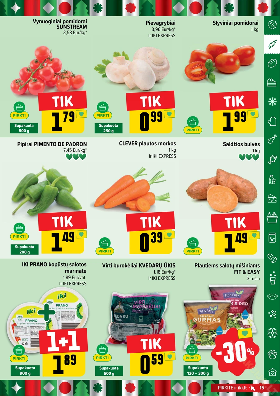 IKI SAVAITĖLĖ akcijų leidinys Nr. 50 puslapis 15