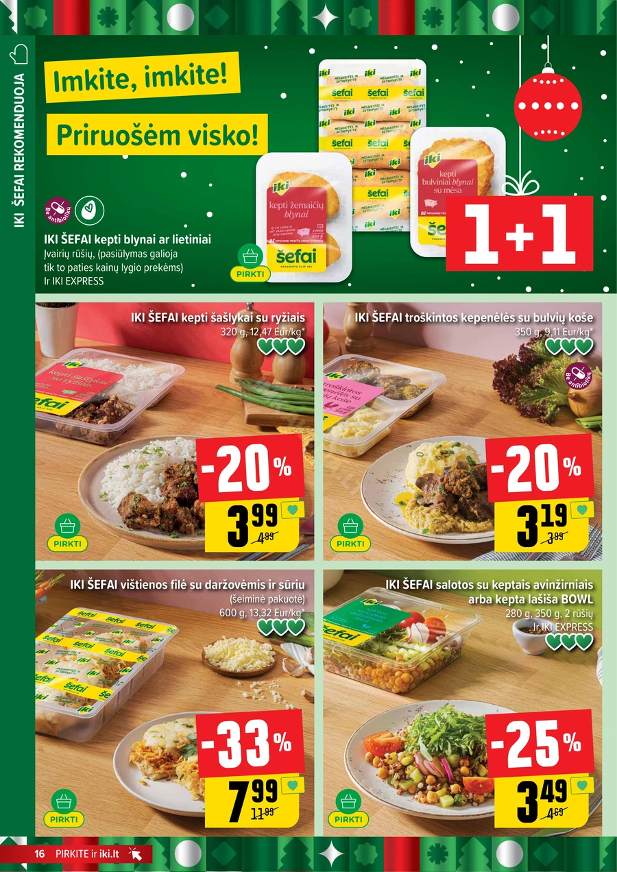 IKI SAVAITĖLĖ akcijų leidinys Nr. 50 puslapis 16