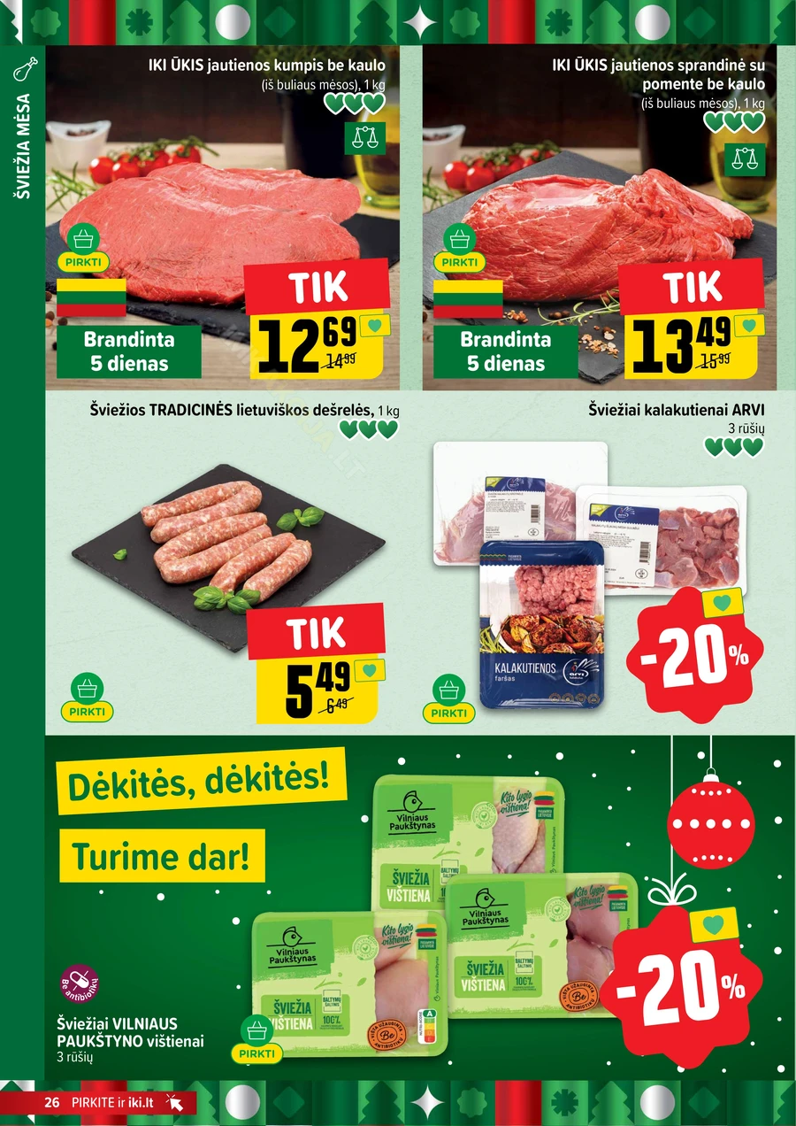 IKI SAVAITĖLĖ akcijų leidinys Nr. 50 puslapis 26