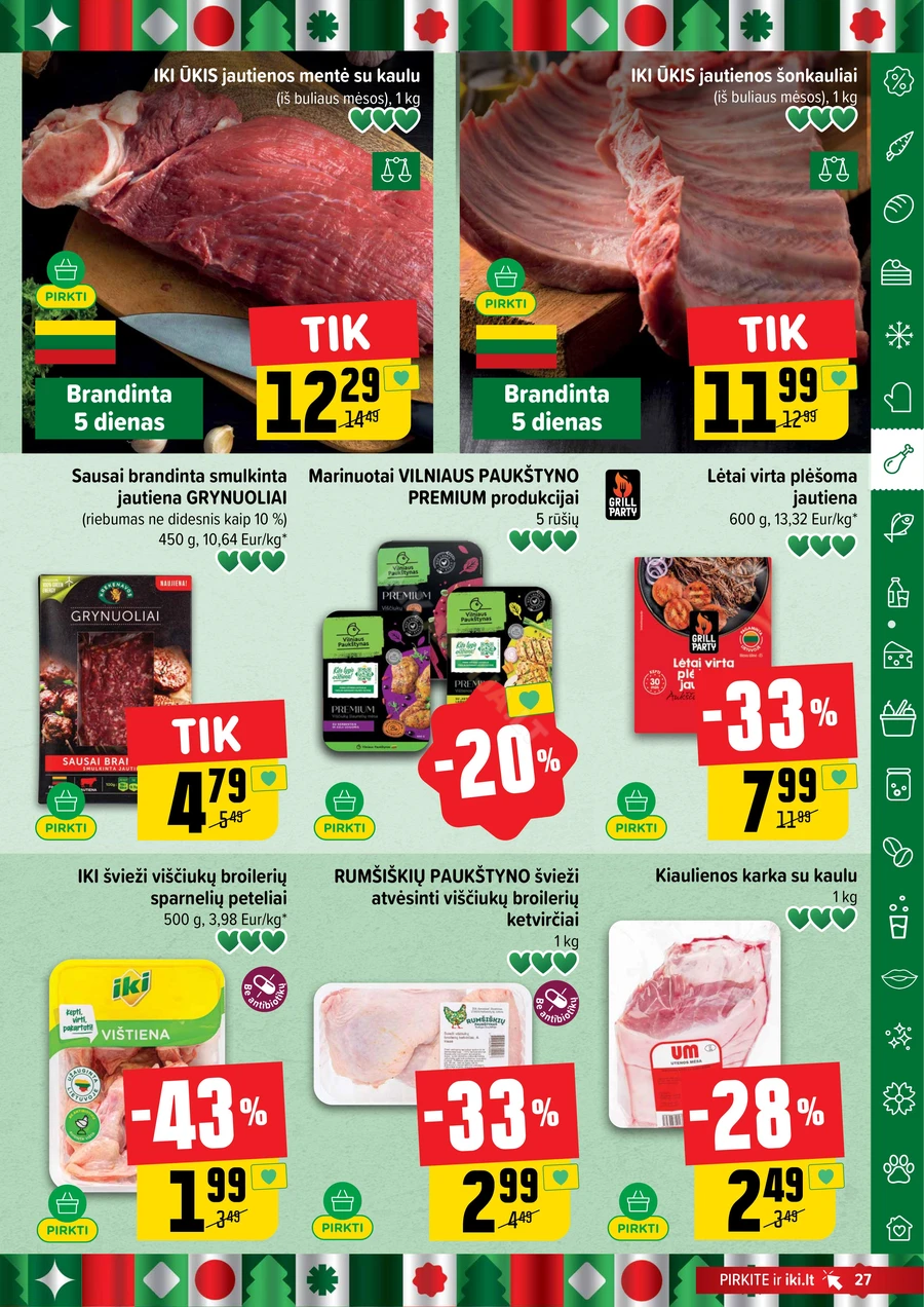 IKI SAVAITĖLĖ akcijų leidinys Nr. 50 puslapis 27