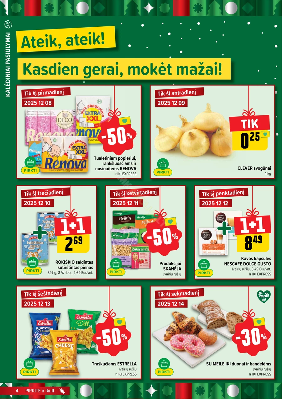 IKI SAVAITĖLĖ akcijų leidinys Nr. 50 puslapis 4