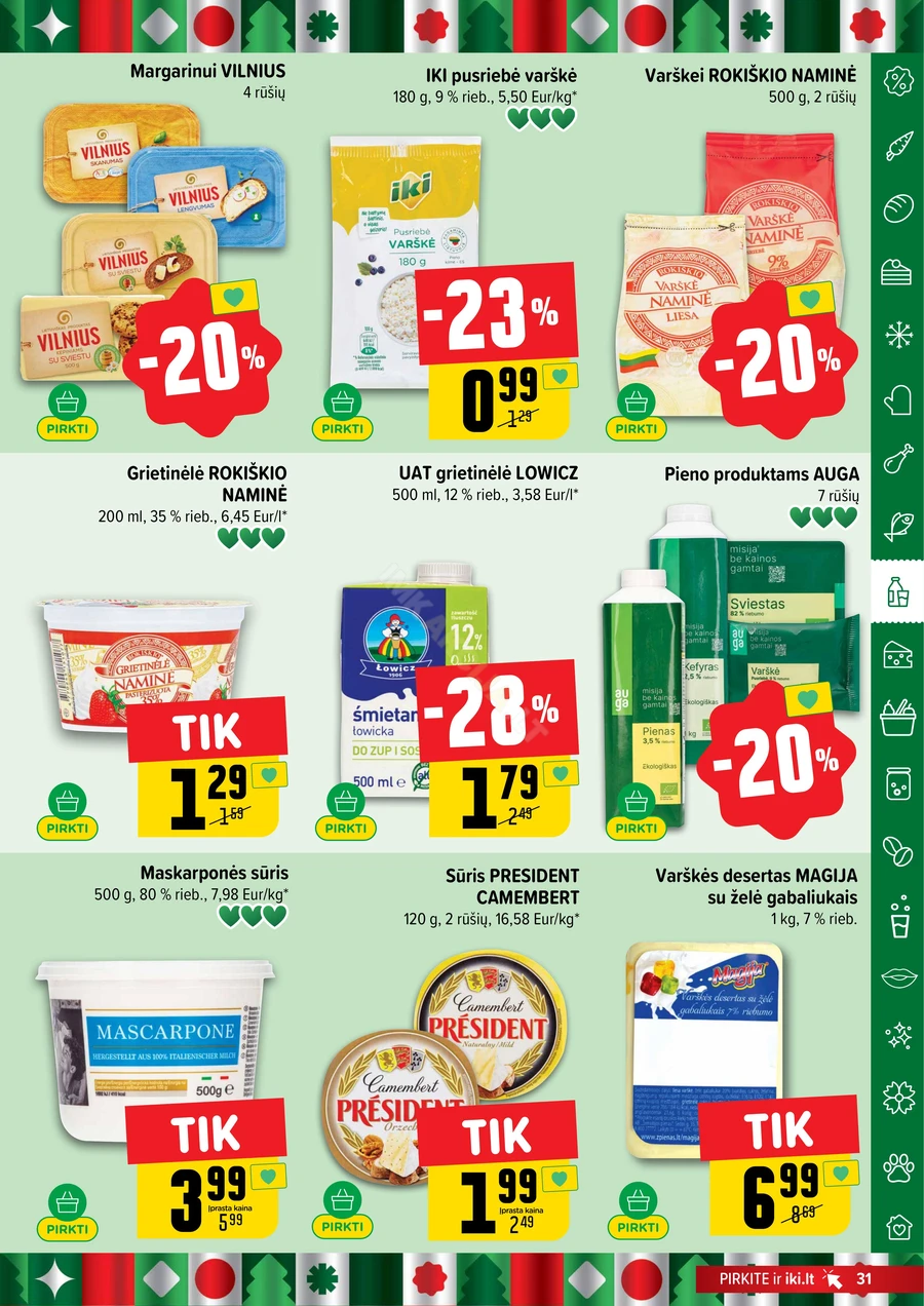 IKI SAVAITĖLĖ akcijų leidinys Nr. 50 puslapis 31