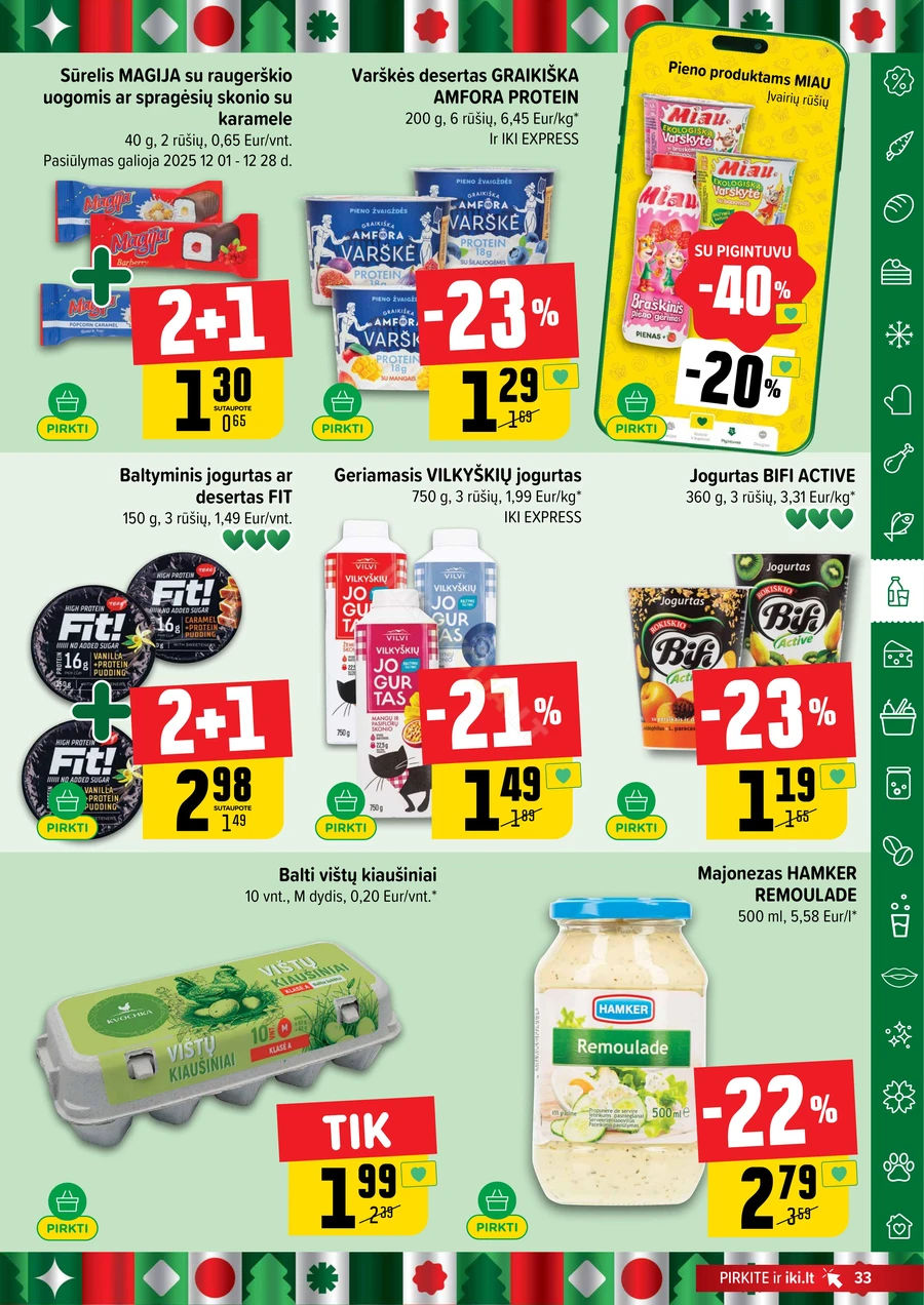 IKI SAVAITĖLĖ akcijų leidinys Nr. 50 puslapis 33