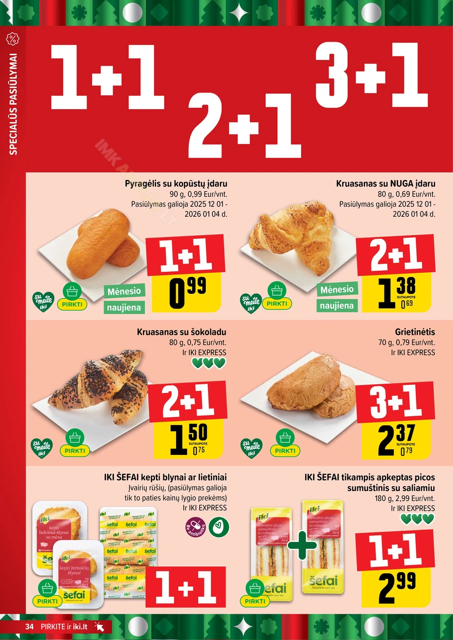 IKI SAVAITĖLĖ akcijų leidinys Nr. 50 puslapis 34