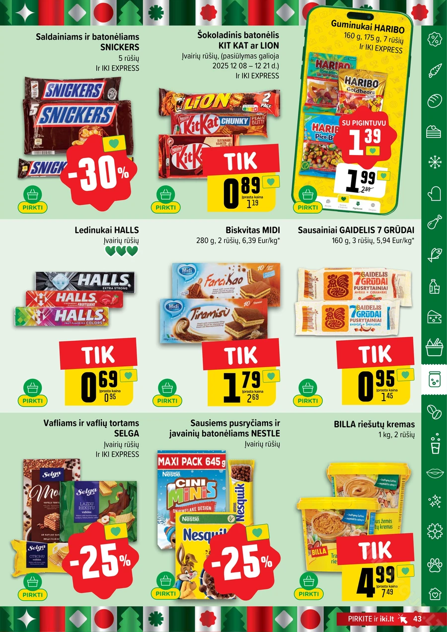 IKI SAVAITĖLĖ akcijų leidinys Nr. 50 puslapis 43