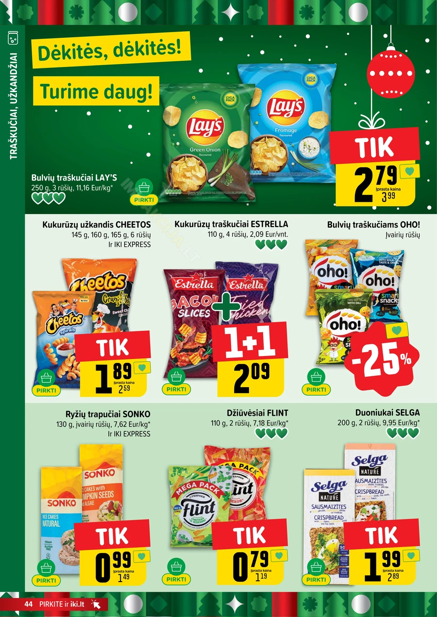 IKI SAVAITĖLĖ akcijų leidinys Nr. 50 puslapis 44