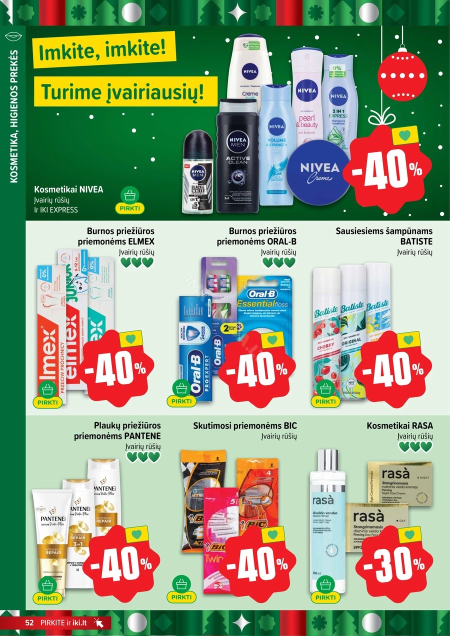 IKI SAVAITĖLĖ akcijų leidinys Nr. 50 puslapis 52