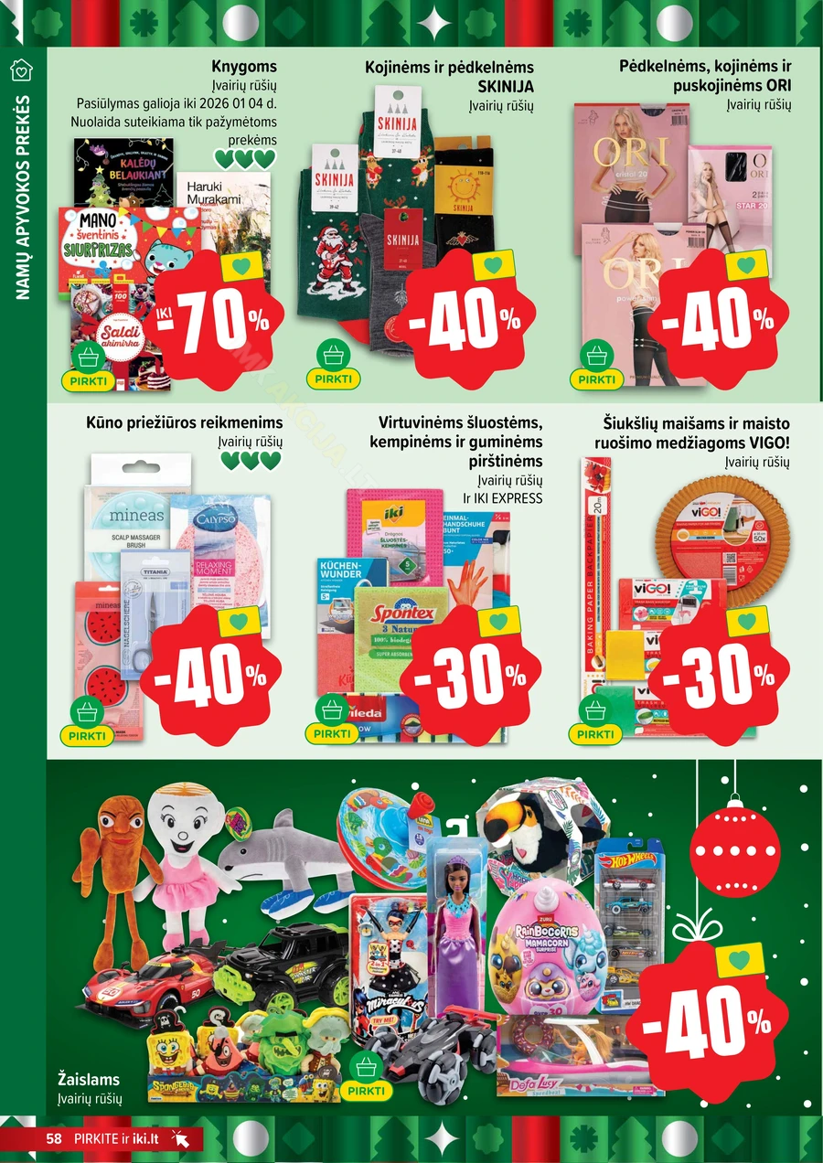 IKI SAVAITĖLĖ akcijų leidinys Nr. 50 puslapis 58