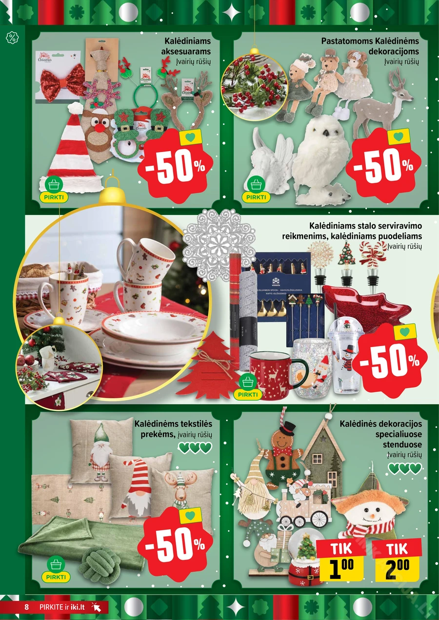 IKI SAVAITĖLĖ akcijų leidinys Nr. 50 puslapis 8