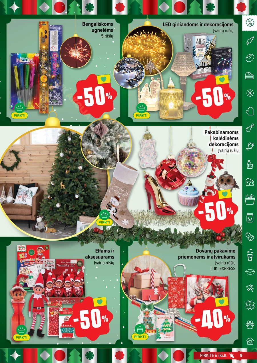 IKI SAVAITĖLĖ akcijų leidinys Nr. 50 puslapis 9