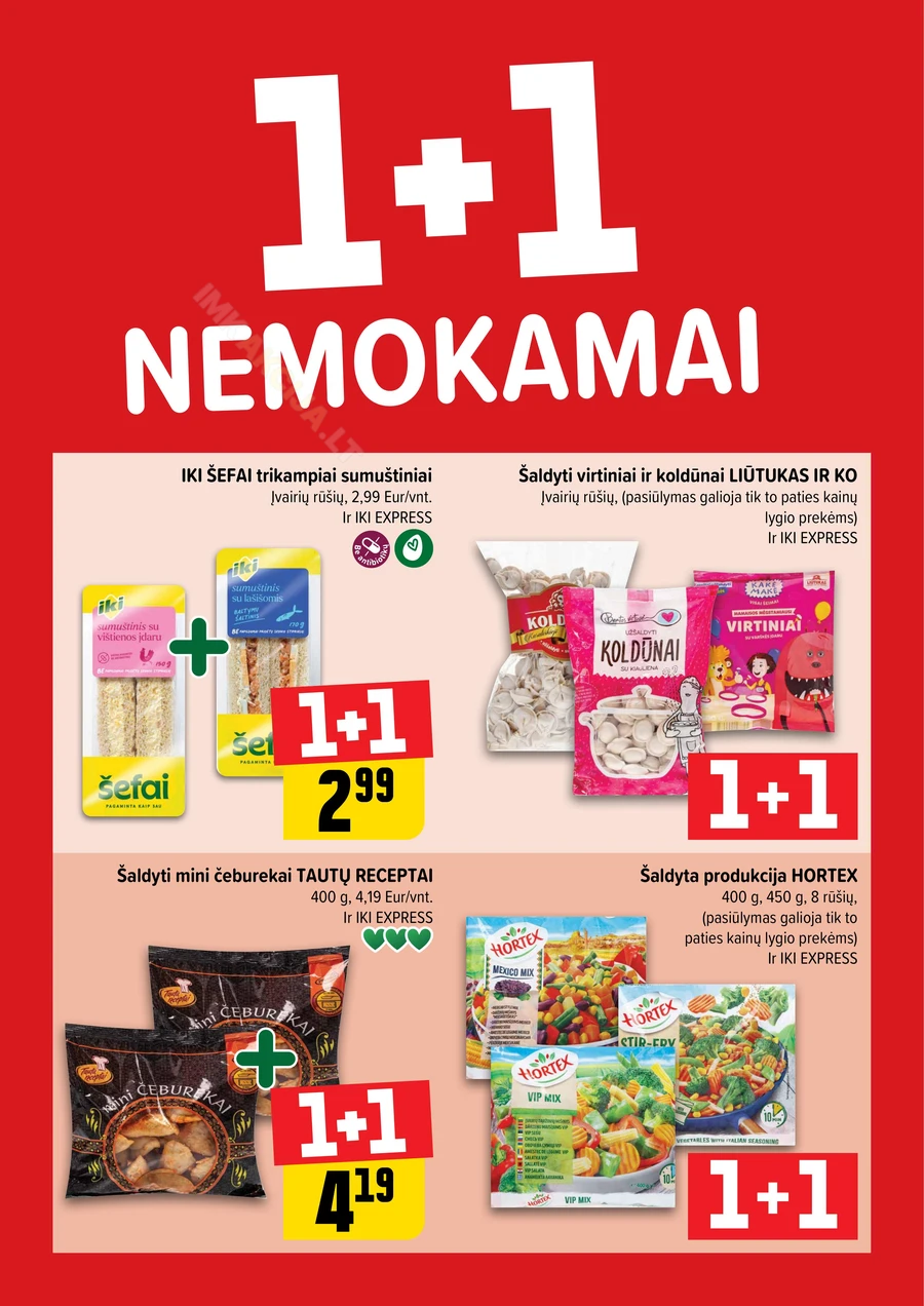 IKI leidinys „Daugiau yra pigiau 1+1“ puslapis 1