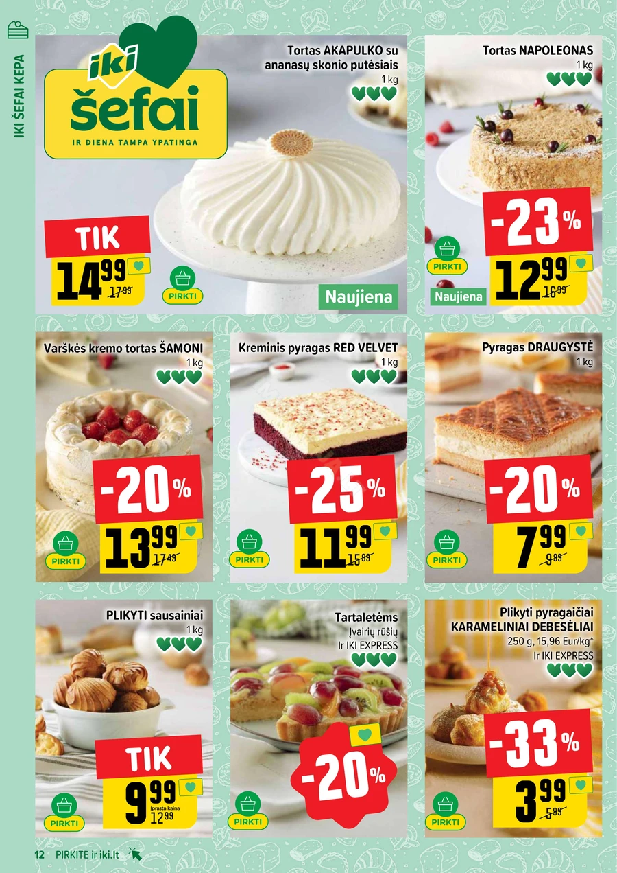 IKI SAVAITĖLĖ akcijų leidinys Nr. 6 puslapis 12