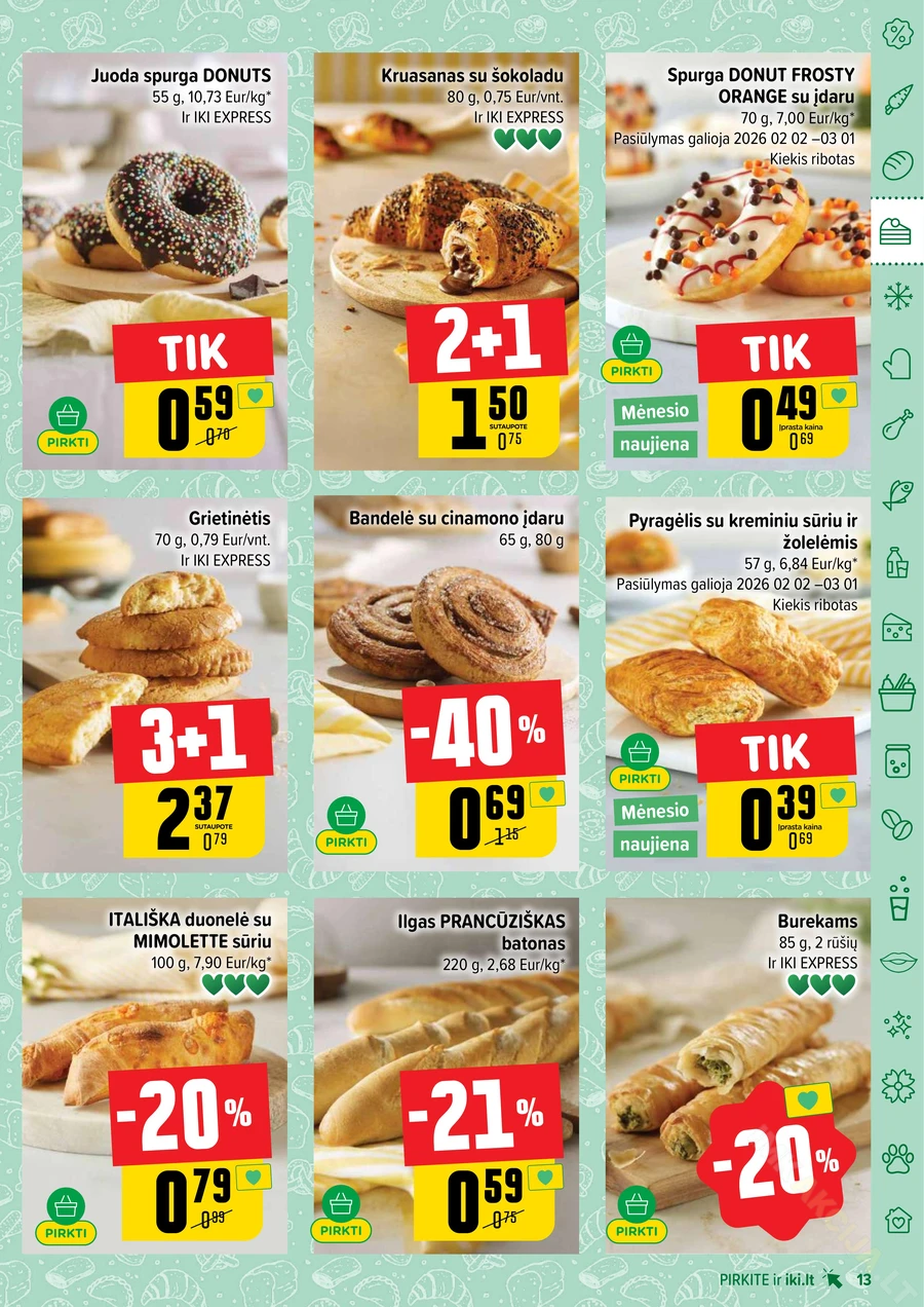 IKI SAVAITĖLĖ akcijų leidinys Nr. 6 puslapis 13