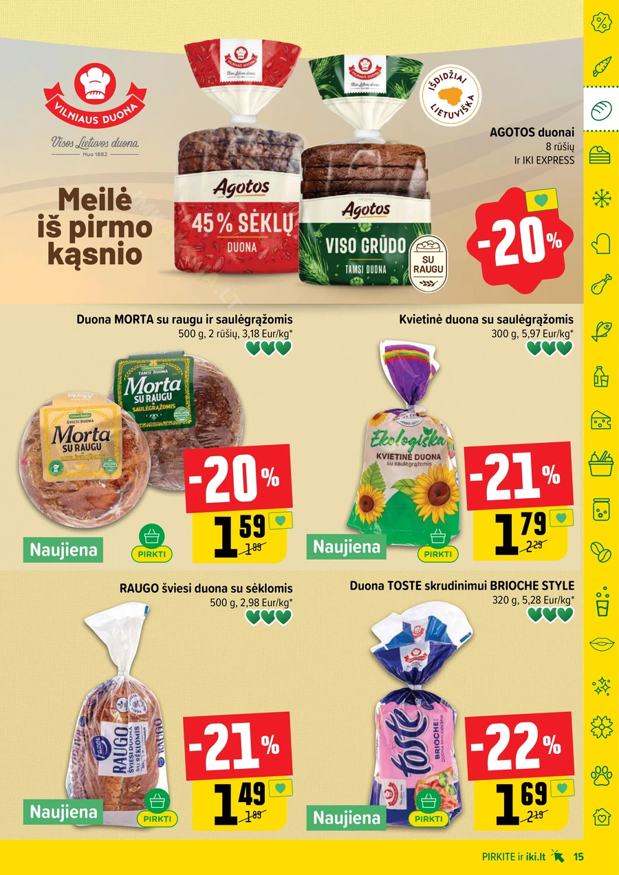IKI SAVAITĖLĖ akcijų leidinys Nr. 6 puslapis 15