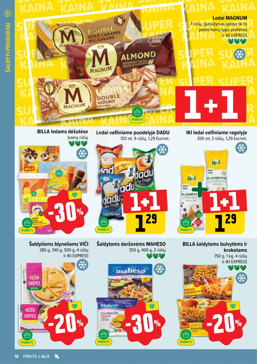 IKI SAVAITĖLĖ akcijų leidinys Nr. 6 puslapis 16